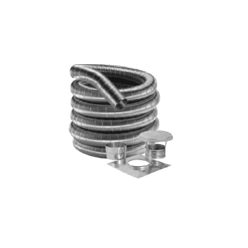 Duravent 4DF304-25KT DuraFlex 4" DF304-25KT (Kit with Tee w/ Cap)