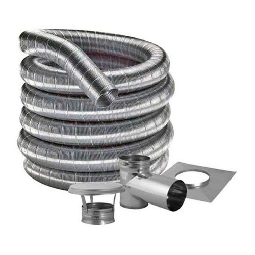 Duravent 55DF304-35K DuraFlex 5.5" DF304 35' Kit (Kit with Connector)