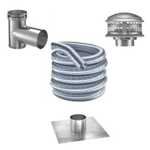 Duravent 5DF304-25KT DuraFlex 5" DF304-25KT (Kit with Tee w/ Cap)