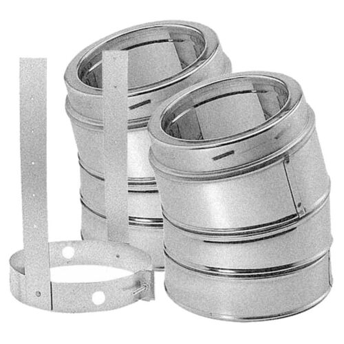 Duravent 7DP-E15KSS 15 degree Elbow Kit - SS
