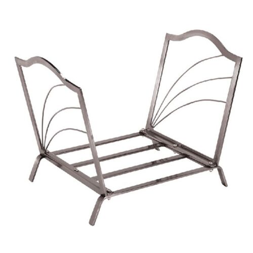 Dagan Log Holder/Satin Nickel