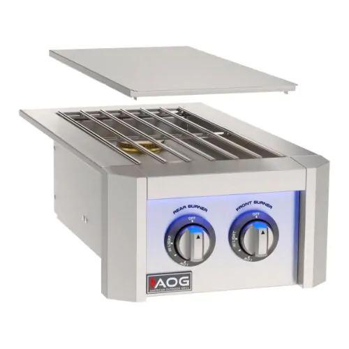 American Outdoor Grill Double Side Burner with Lights for L-Series Built-In Grill