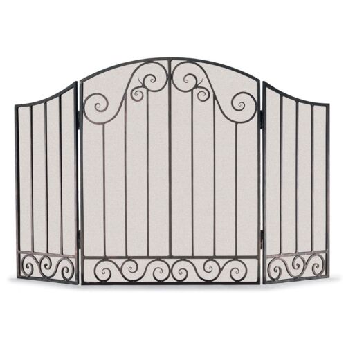 Vienna Arched Three Panel Fireplace Screen 58 x 36 main