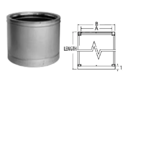 Duravent 6DT-36SS 36" Chimney Pipe - SS