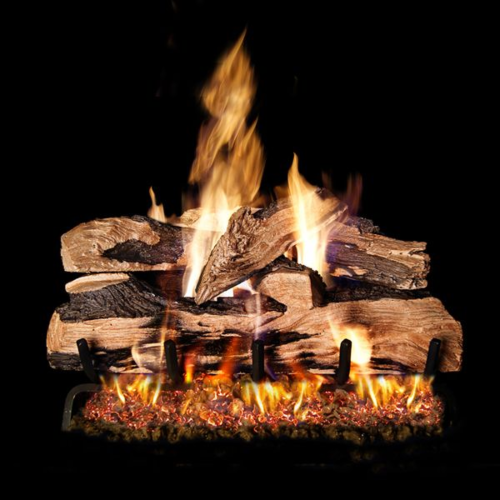 Peterson Real Fyre Split Oak Designer Plus Vented Gas Log Set
